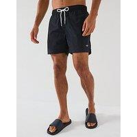 Gant Logo Swim Shorts - Black