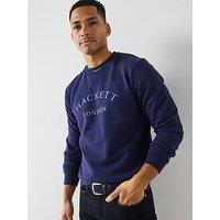 Hackett Heritage Crewneck Sweatshirt - Navy
