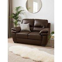 Leona 2 Seater Faux Leather Sofa