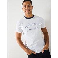 Hackett Heritage Short Sleeve T-Shirt - White