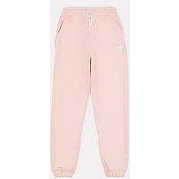 New Balance Junior Girls French Terry Small Logo Jogger - Light Pink