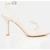 Public Desire Oaklyn Strappy Sandal - Cream