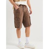 Levi'S 478 Baggy Fit Denim Shorts- Rain Drum Drop- Khaki