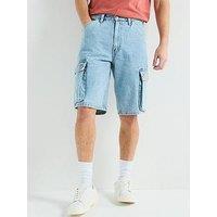 Levi'S 478 Baggy Fit Denim Shorts- My Pockets Full- Blue