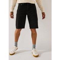 Levi'S 469 Loose Fit Denim Shorts- Slow Walker- Black
