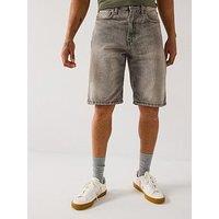 Levi'S 469 Loose Fit Denim Shorts- A Look Back- Grey
