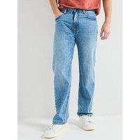 Levi'S Levis 555 Relaxed Straight Fit Lightweight Linen+ Jeans - Tried Our Best - Blue
