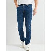 Levi'S Levis 511T Slim Fit Linen+ Denim Jeans - Part The Sea Ltwt - Dark Blue