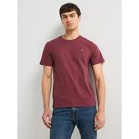 Levi'S Short Sleeve Original Housemark Logo T-Shirt - Dark Red