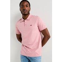 Levi'S Housemark Logo Polo Shirt- Light Pink