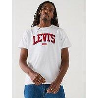 Levi'S Relaxed Fit Varsity Short Sleeve T-Shirt- White