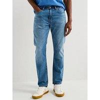 Levi'S Levis 502 Tapered Fit Lightweight Linen+ Denim Jeans - The New Blue