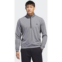 Adidas Men'S Golf Lightweight Half Zip Top - Grey
