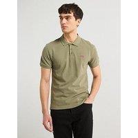 Levi'S Housemark Logo Polo Shirt- Khaki