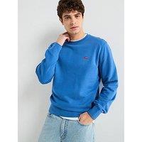Levi'S Original Housemark Logo Crew Neck Sweat Top- Blue