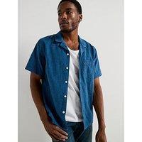 Levi'S Sunset Seersucker Short Sleeve Shirt- Blue