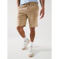Tommy Hilfiger Harlem Po Linen Chino Shorts - Khaki