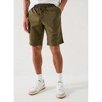 Tommy Hilfiger Harlem Po Linen Chino Shorts - Dark Khaki