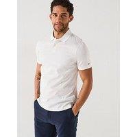 Tommy Hilfiger Regular Fit Monogram Aop Polo Shirt - White