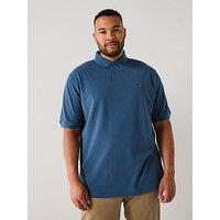 Tommy Hilfiger Big & Tall 1985 Regular Fit Polo Shirt - Blue