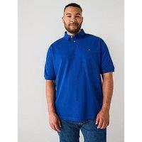 Tommy Hilfiger Big & Tall 1985 Regular Fit Polo Shirt - Blue
