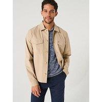 Tommy Hilfiger Cotton Nylon Overshirt - Natural