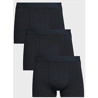 Selected Homme 3 Pack Logo Waistband Trunks