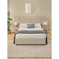 Very Home Amaya Bed With Built-In Side Tables And Mattress Options (Buy & Save!) - Fsc Certified - Bed Frame With Microquilt Mattress