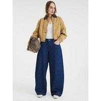 River Island Oversized Balloon Jeans - Blue