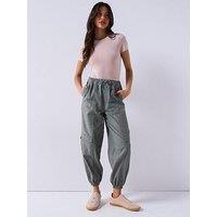V By Very Textured Cargo Joggers - Neutral