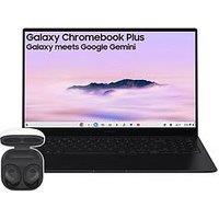 Samsung Galaxy Chromebook Plus - 15.6In Fhd Amoled, Intel Core I5, 8Gb Ram, 256Gb Ssd, Neptune Blue - With Galaxy Buds Fe