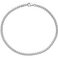 H. Samuel Sterling Silver Stone Set Tennis Bracelet