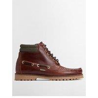 Barbour Tiller Moccasin Lace Up Boot - Brown