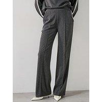 V By Very Wide Leg Smart Jogger - Stripe - Multi