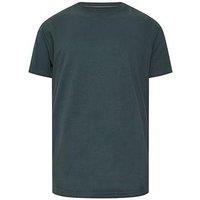 Badrhino Textured Short Sleeve T-Shirt - Blue
