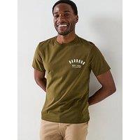 Barbour Preppy Small Logo T-Shirt - Dark Brown