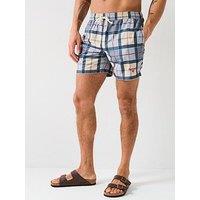 Barbour Staple Tartan Swim Short - Navy
