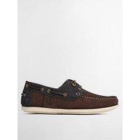 Barbour Wake Boat Shoe - Dark Brown