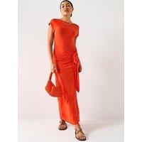 V By Very Tie Side Dress - Red