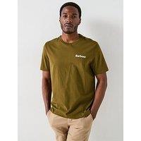 Barbour Homelane Relaxed Fit Back Hit T-Shirt - Dark Brown