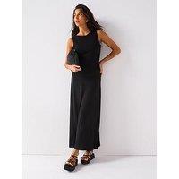 Everyday Sleeveless Maxi Dress - Black