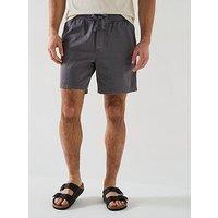 Tommy Jeans Loose Elasticated Waist Beach Shorts - Black