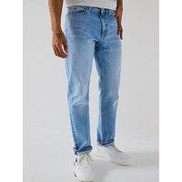 Tommy Jeans Ryan Straight Fit Stretch Jeans - Light Wash
