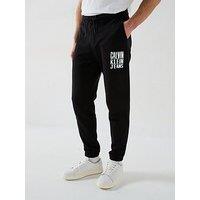 Calvin Klein Jeans Painted Pant Sweatpants - Black