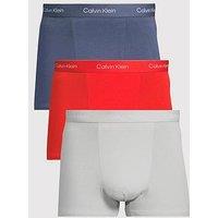 Calvin Klein Icon Cotton Stretch 3 Pack Trunks - Assorted
