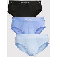 Calvin Klein 3 Pack Of Icon Cotton Stretch Hip Briefs - Multi