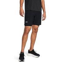 Under Armour Mens Running Launch 7Inch 2In1 Shorts - Black