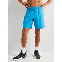 Under Armour Mens Training Tech Woven Wordmark Shorts - Blue