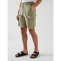 Calvin Klein Jeans Washed Cargo Short Cargo Shorts - Beige