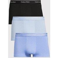 Calvin Klein Icon Cotton Stretch 3 Pack Low Rise Trunks - Assorted